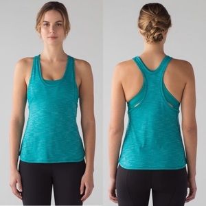 Lululemon Glide and Stride Tank- Viridian Green